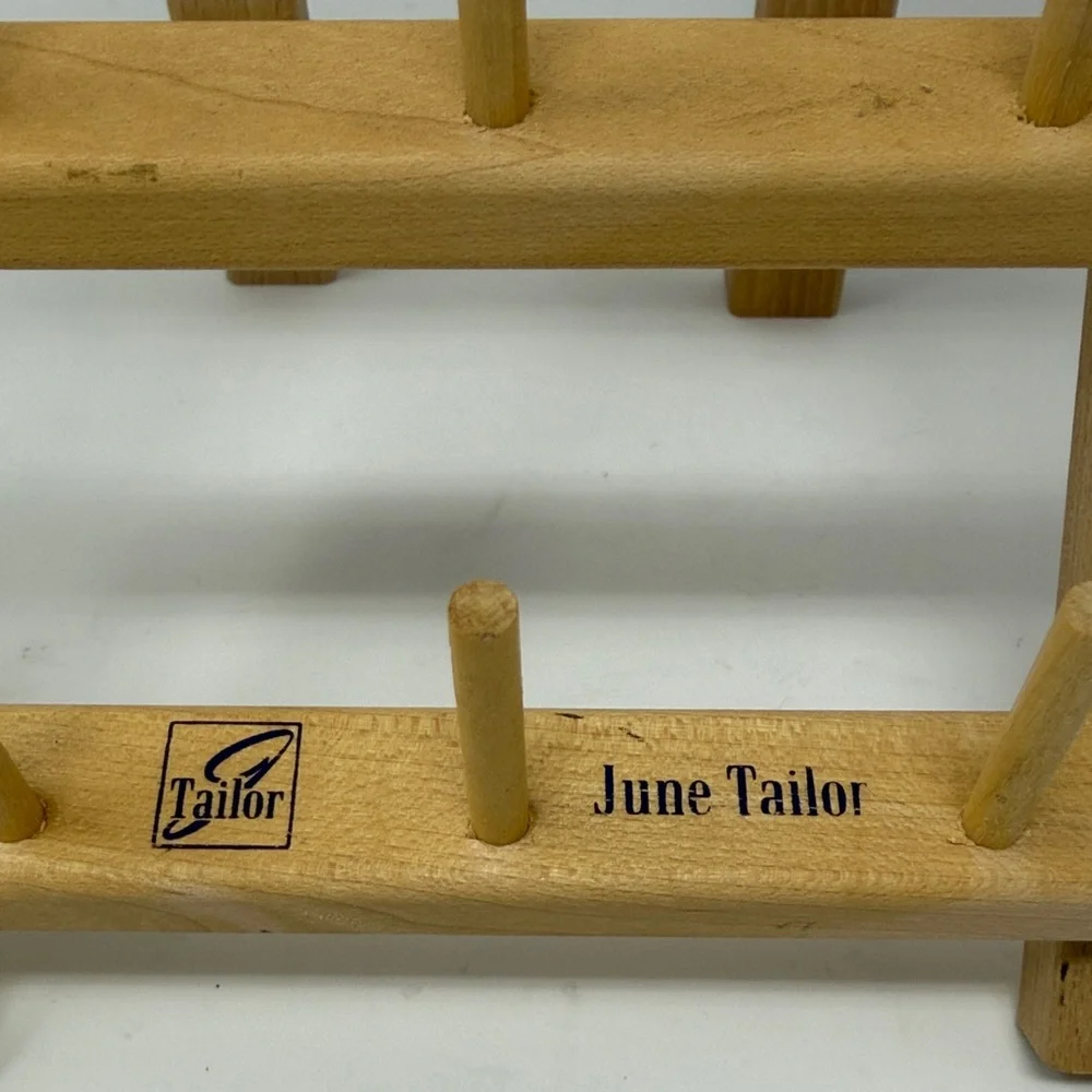 June Tailor wood Thread Spool Organizer